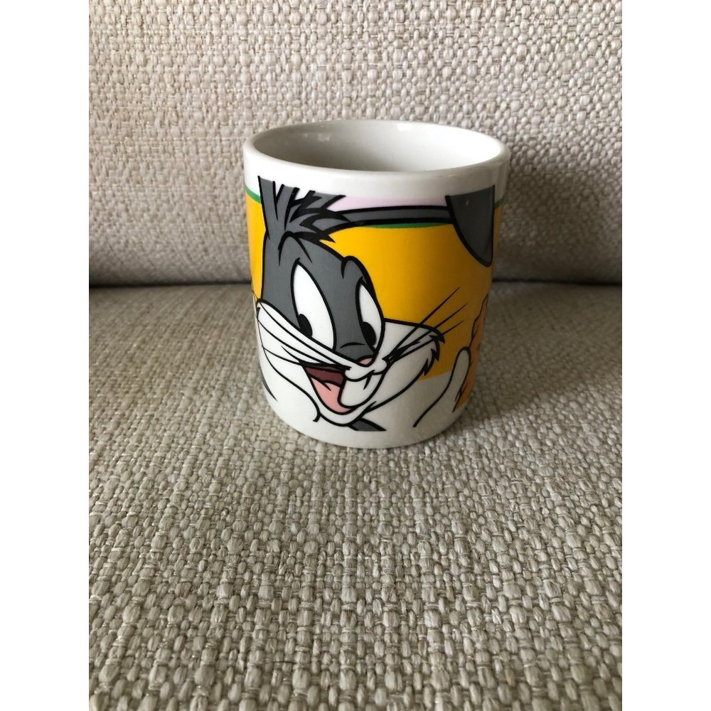 Vintage Looney Tunes White‎ Bugs Bunny Coffee Mug Cup Gibson 1998 Warner Bros.